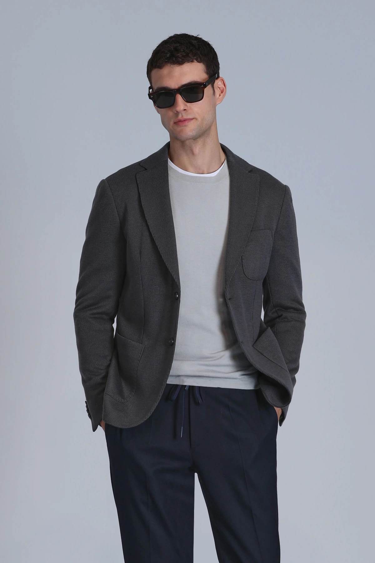 Lufian Erkek Dor Spor Blazer Ceket Slim Fit Açık Yeşil Ceket 112140204