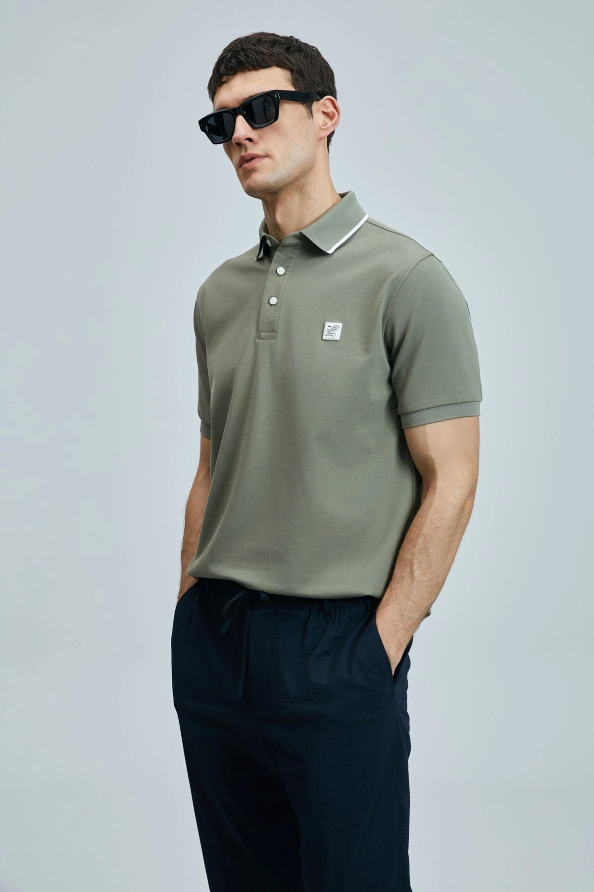 Lufian Echo Erkek Yeşil T-Shirt 111040211