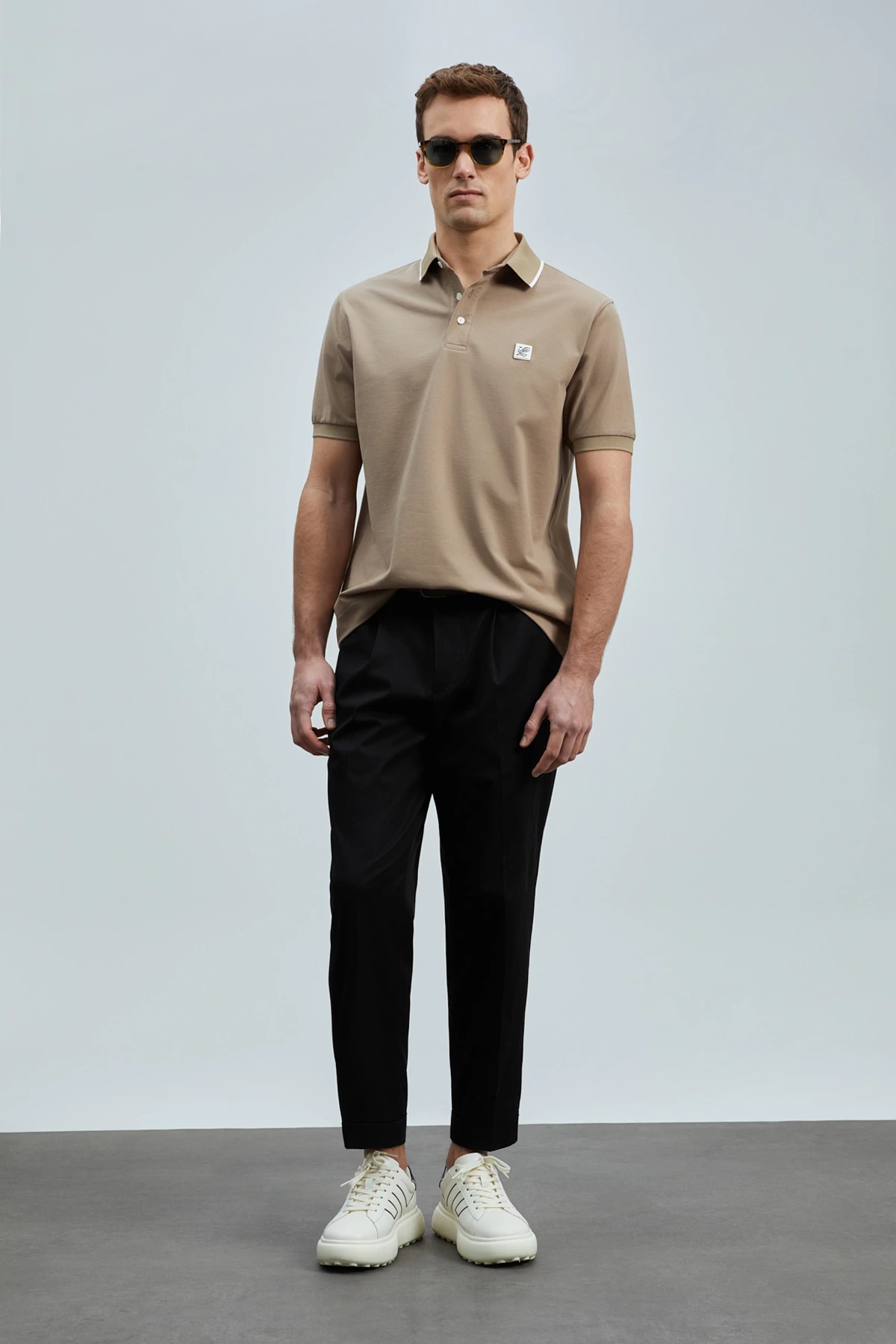 Lufian Erkek Echo Toprak Rengi T-Shirt 111040211