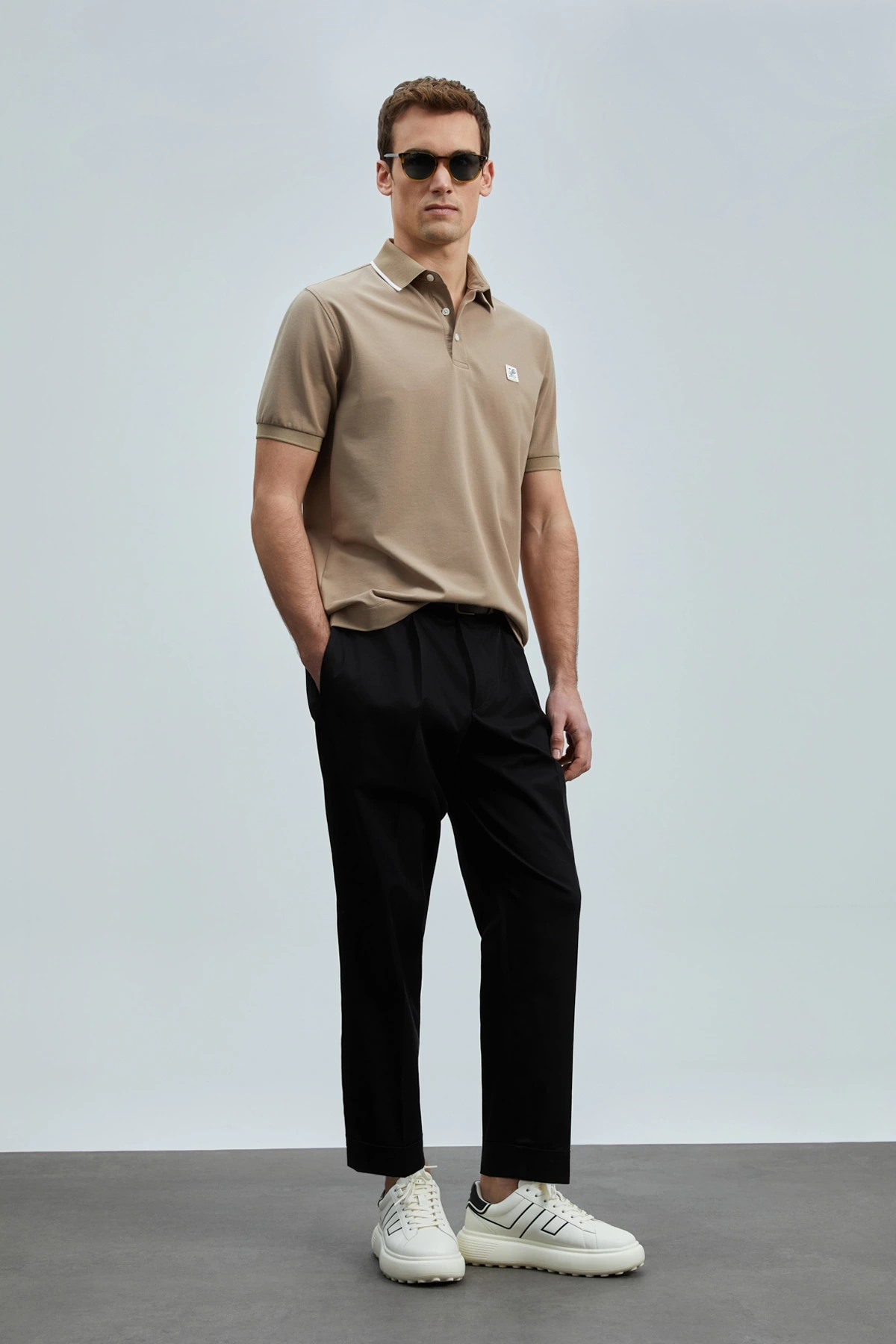 Lufian Erkek Echo Toprak Rengi T-Shirt 111040211