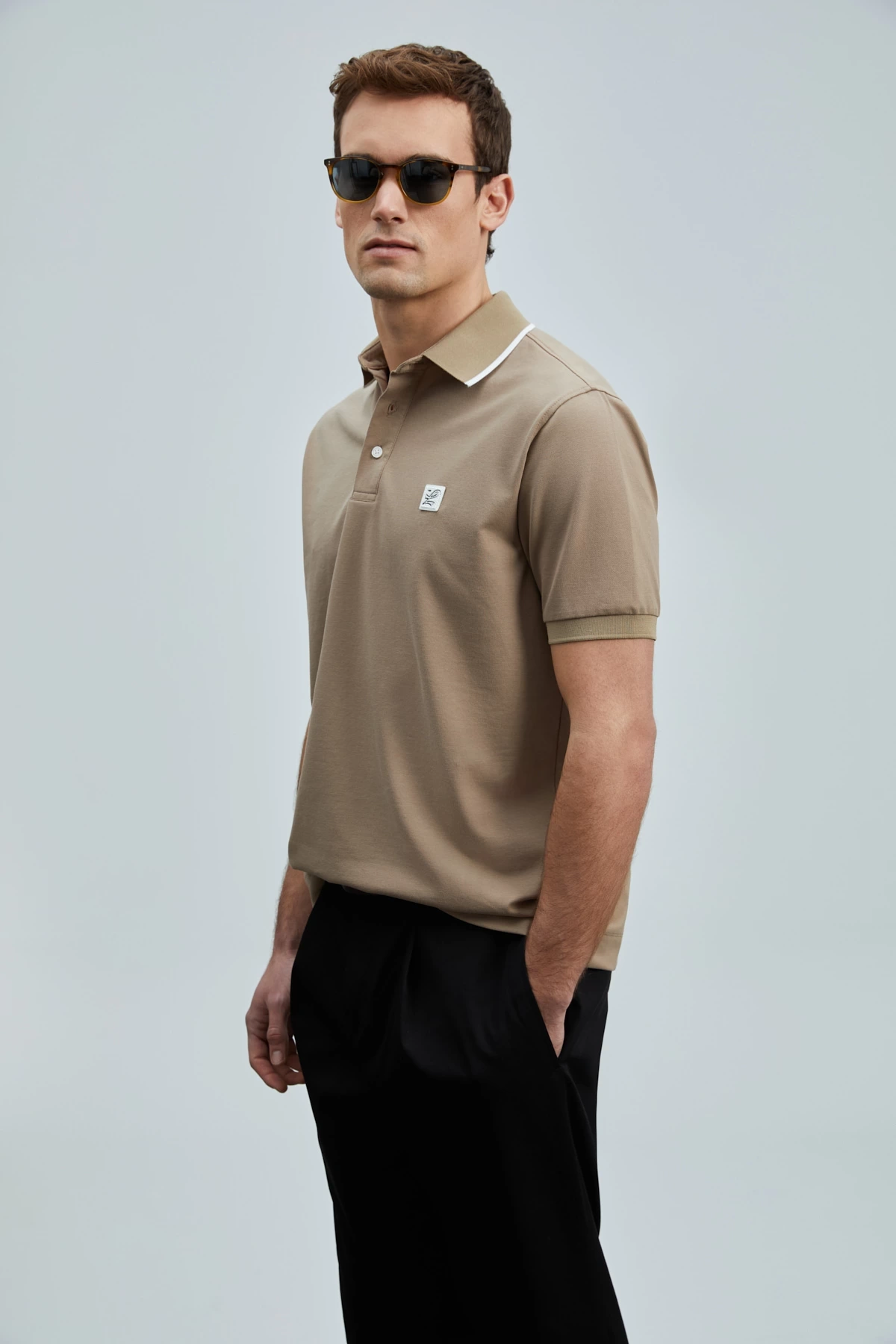 Lufian Erkek Echo Toprak Rengi T-Shirt 111040211