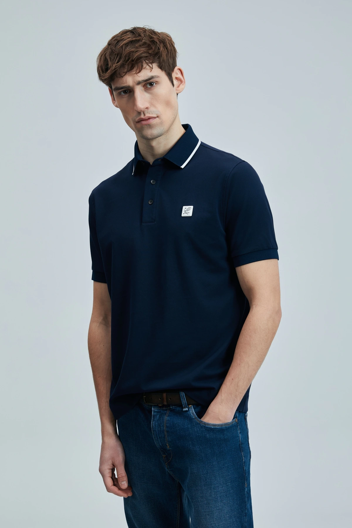 Lufian Erkek Echo Lacivert T-Shirt 111040211