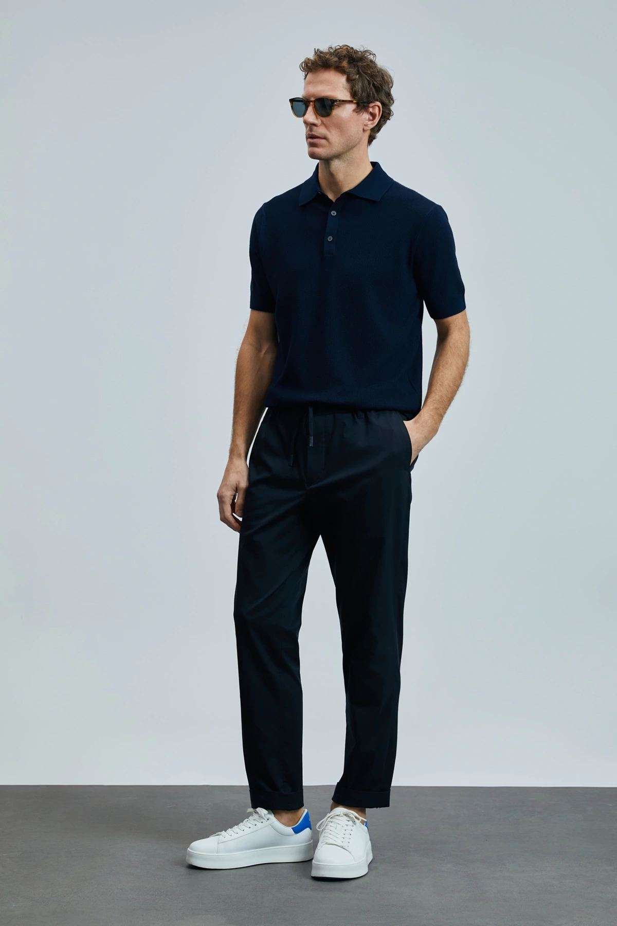 Lufian Erkek Edwin Lacivert T-Shirt 111090114