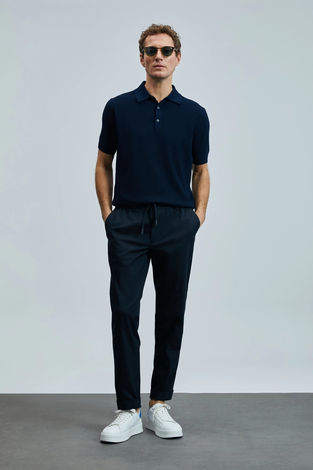 Lufian Erkek Edwin Lacivert T-Shirt 111090114