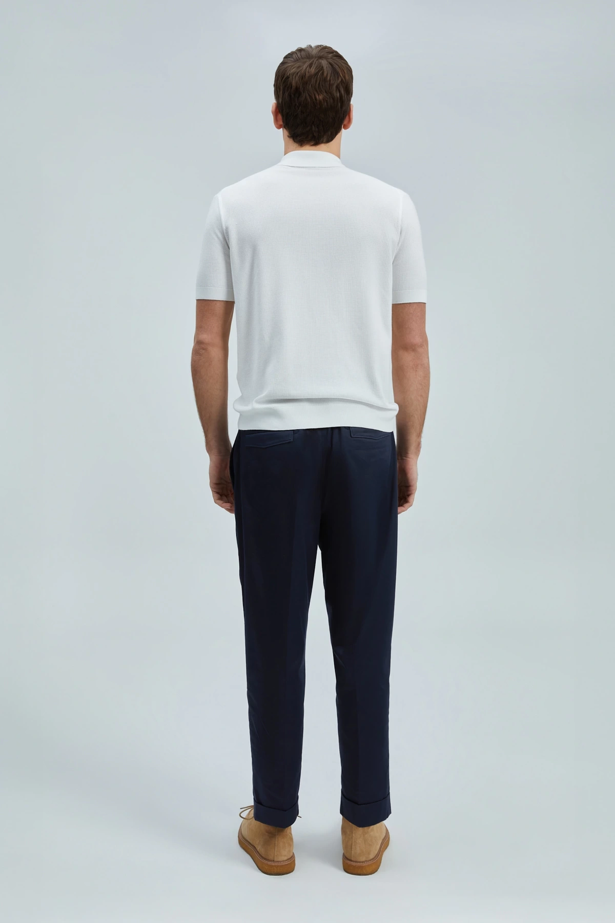 Lufian Erkek Edwin Kırık Beyaz T-Shirt 111090114