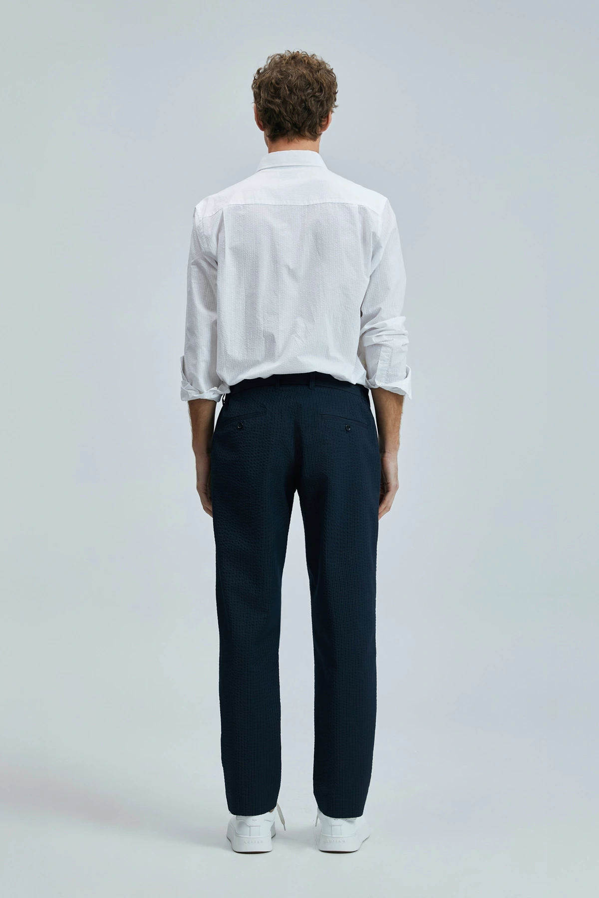 Lufian Erkek Ellery Basic Regular Beyaz Gömlek 111010637