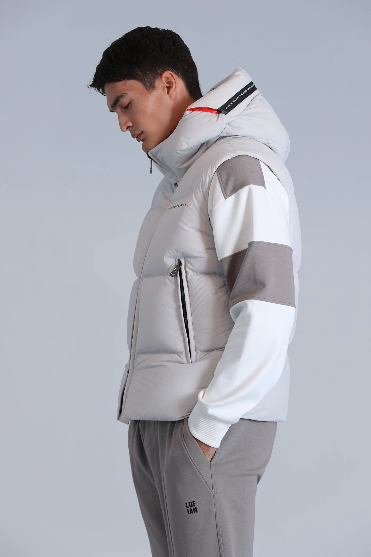 Lufian Emir Erkek Taş Rengi Yelek 112130026