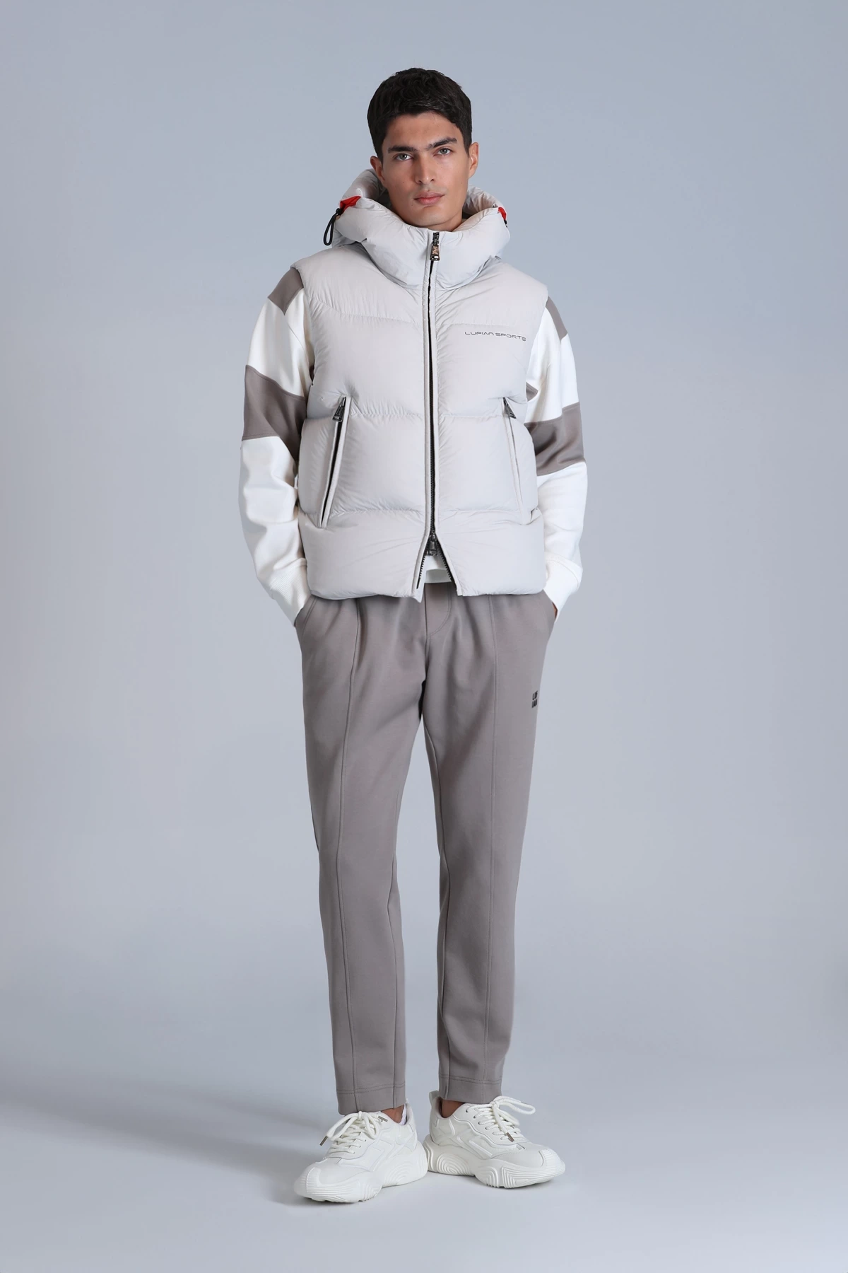 Lufian Emir Erkek Taş Rengi Yelek 112130026