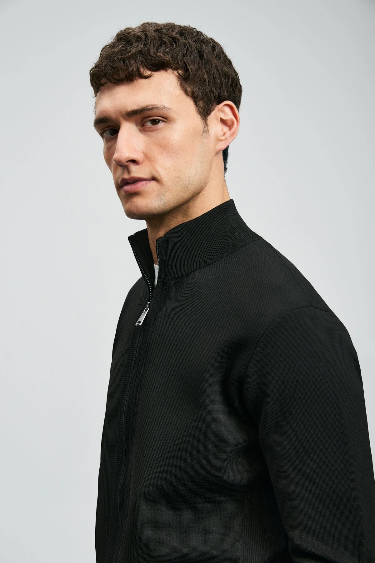 Lufian Enrico Erkek Siyah Hırka 112100071