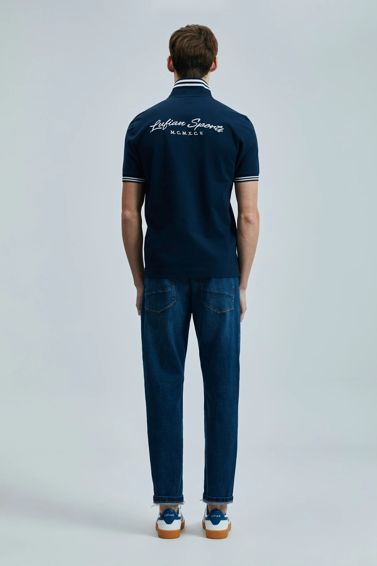 Lufian Erkek Enrico Regular Fit Mavi Pantolon 1110200201