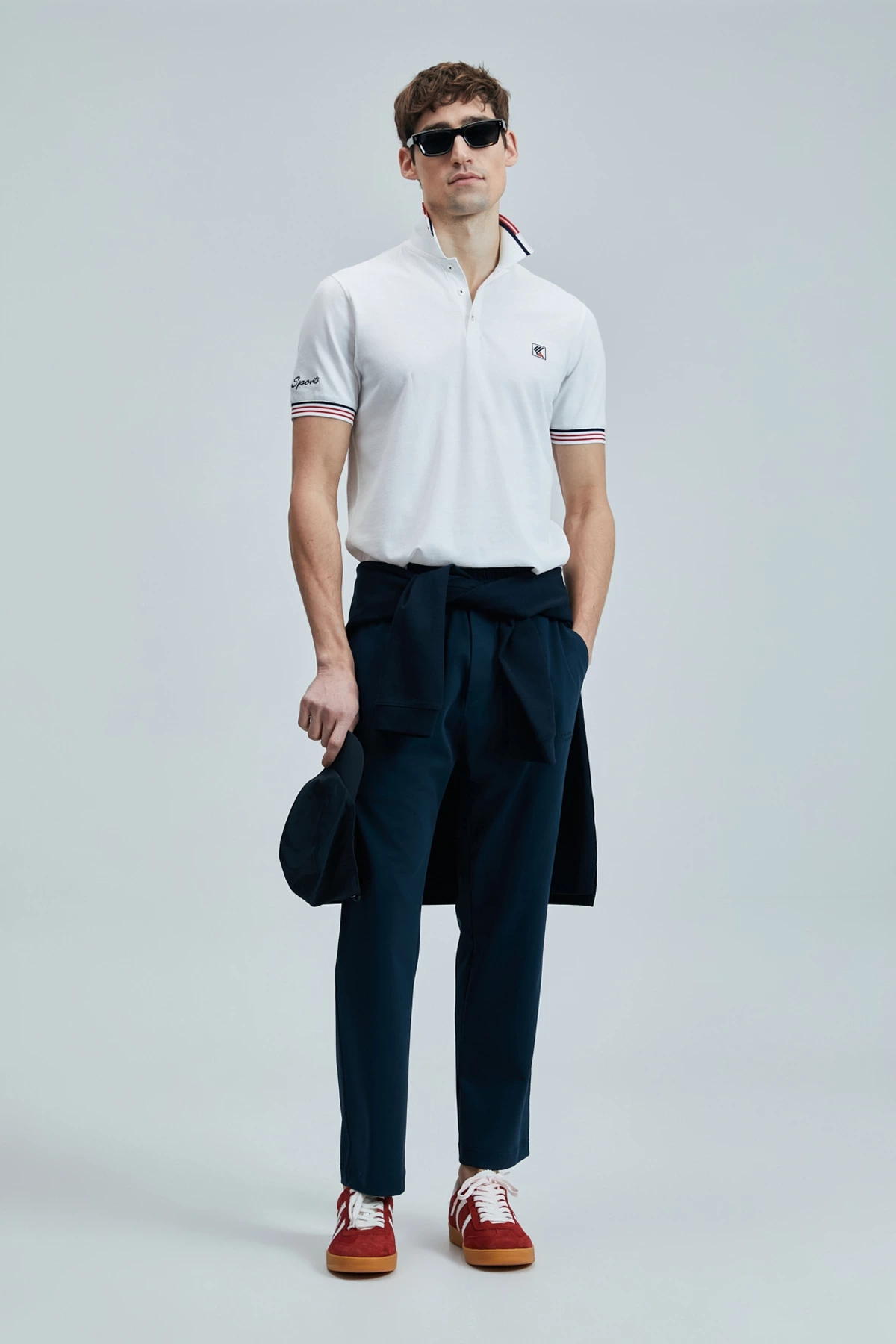 Lufian Erkek Eros Polo Yaka Beyaz T-Shirt 111040204
