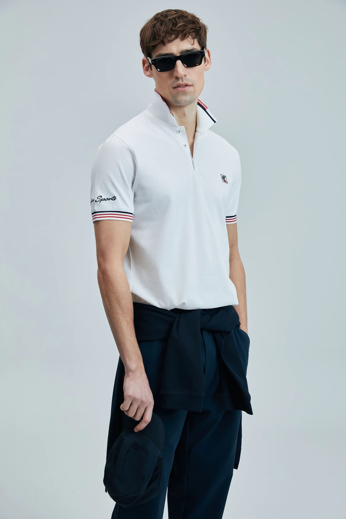 Lufian Erkek Eros Polo Yaka Beyaz T-Shirt 111040204