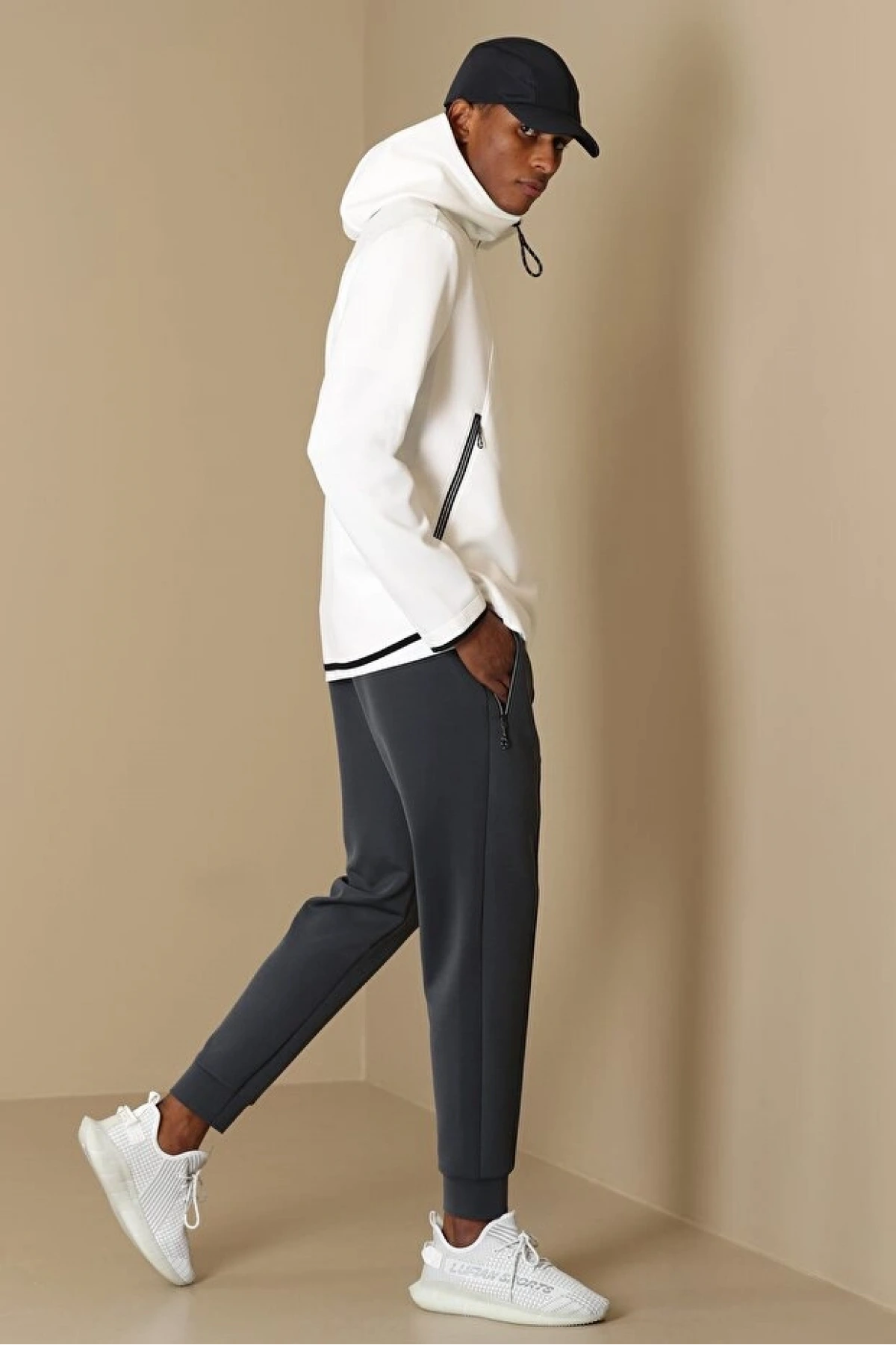 Lufian Fast Erkek Gri Eşofman Altı 111050028