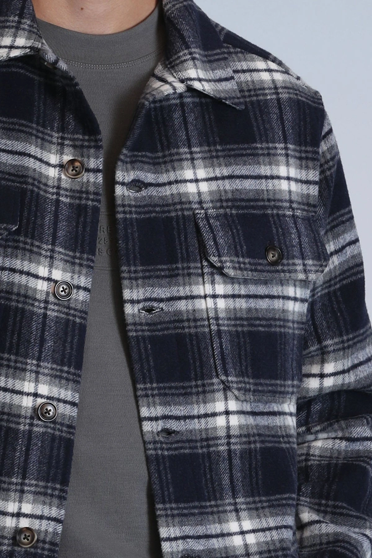 Lufian Fera Erkek Lacivert Basic Slim Fit Gömlek 112010660