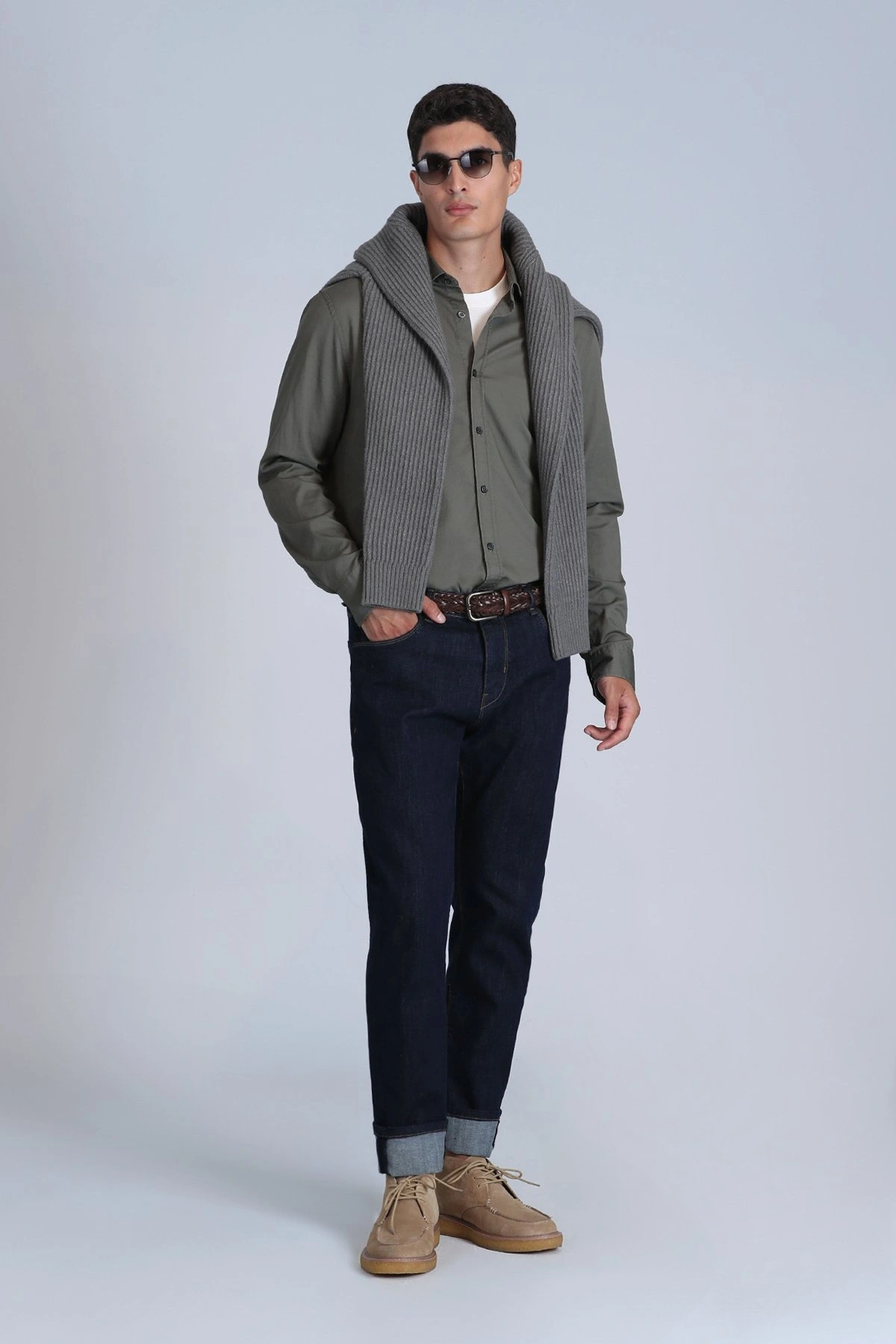 Lufian Ferla Erkek Açık Yeşil Gömlek 112010652