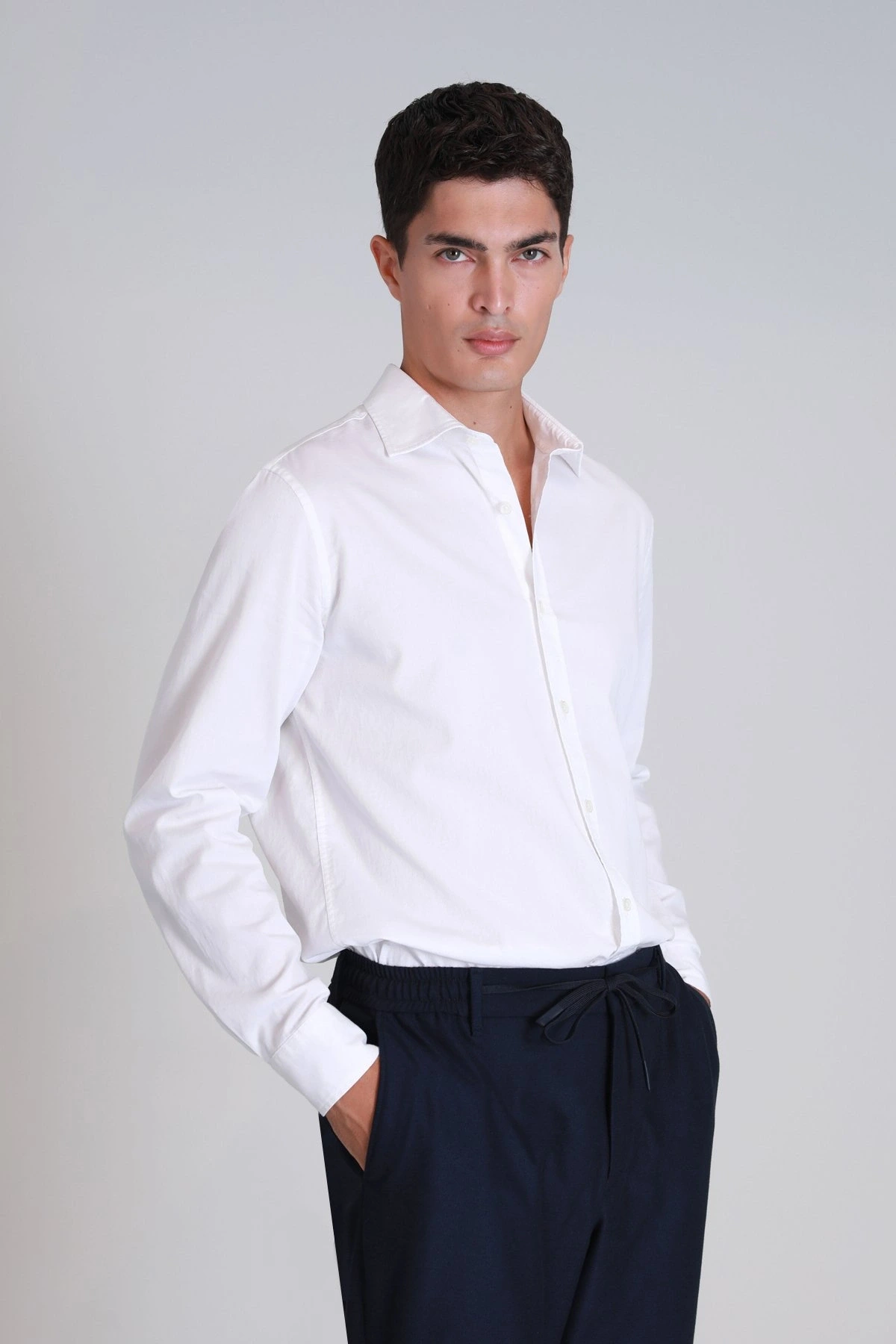 Lufian Ferla Erkek Beyaz Gömlek 112010652