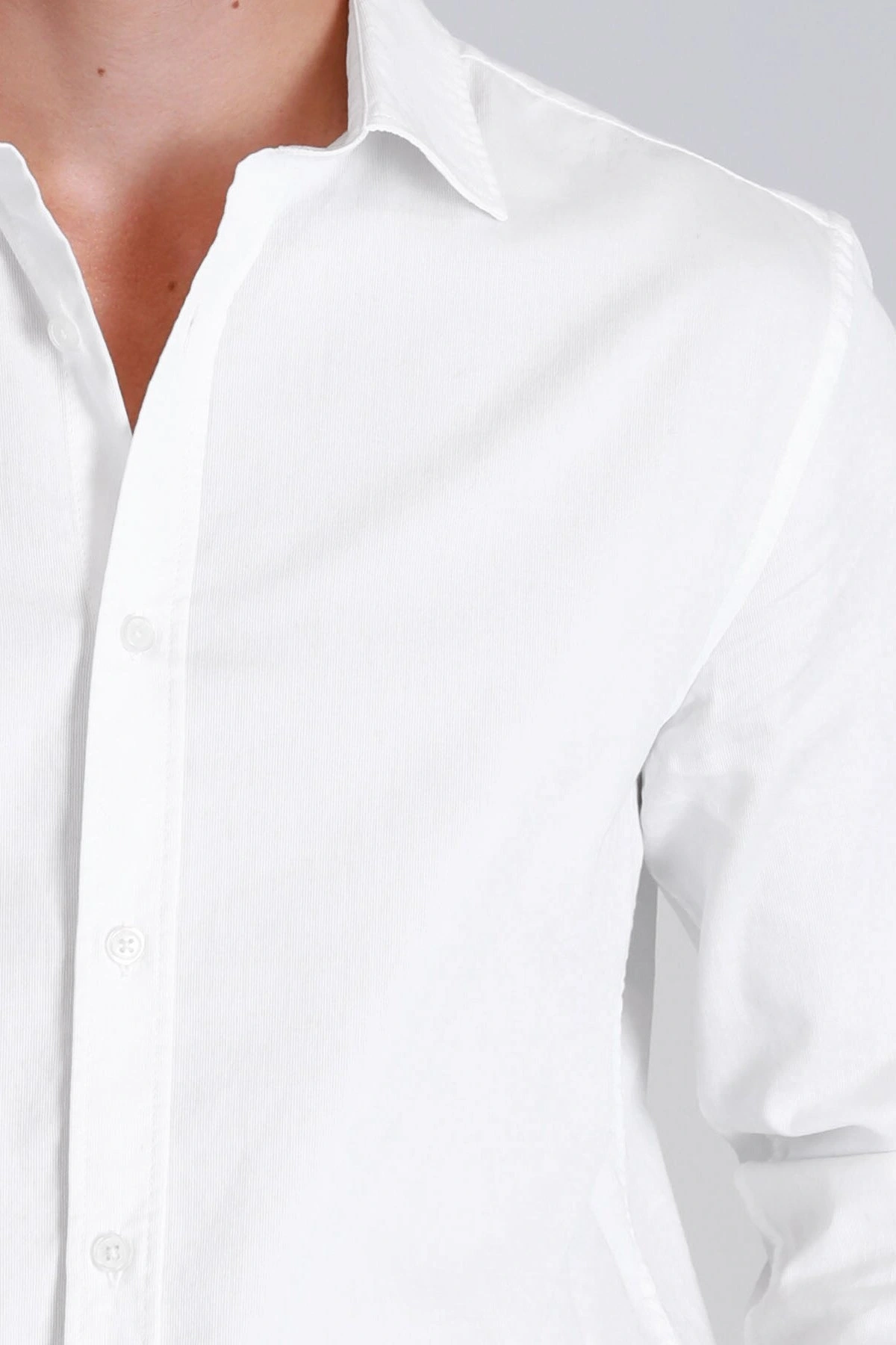Lufian Ferla Erkek Beyaz Gömlek 112010652