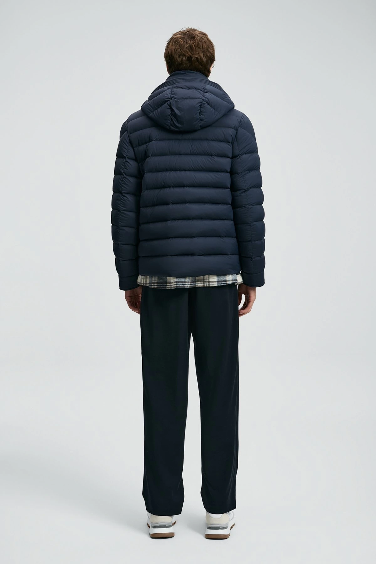 Lufian Gabriel Kaz Tüyü Erkek Lacivert Mont 112120259