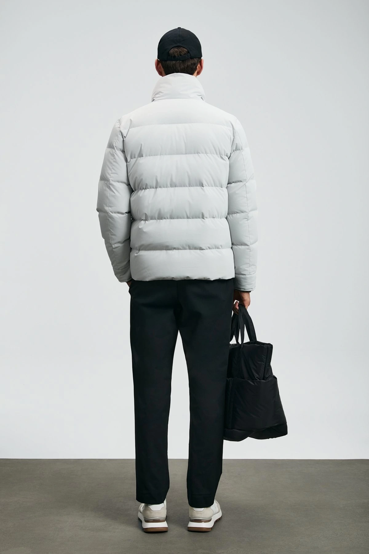 Lufian Genious Kaz Tüyü Erkek Açık Gri Mont 112120258