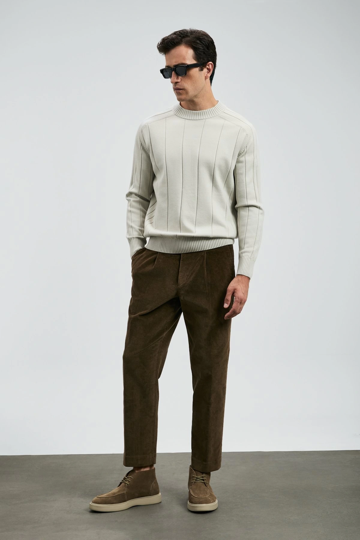 Lufian Erkek Grand Taş Renk Kazak 112090165