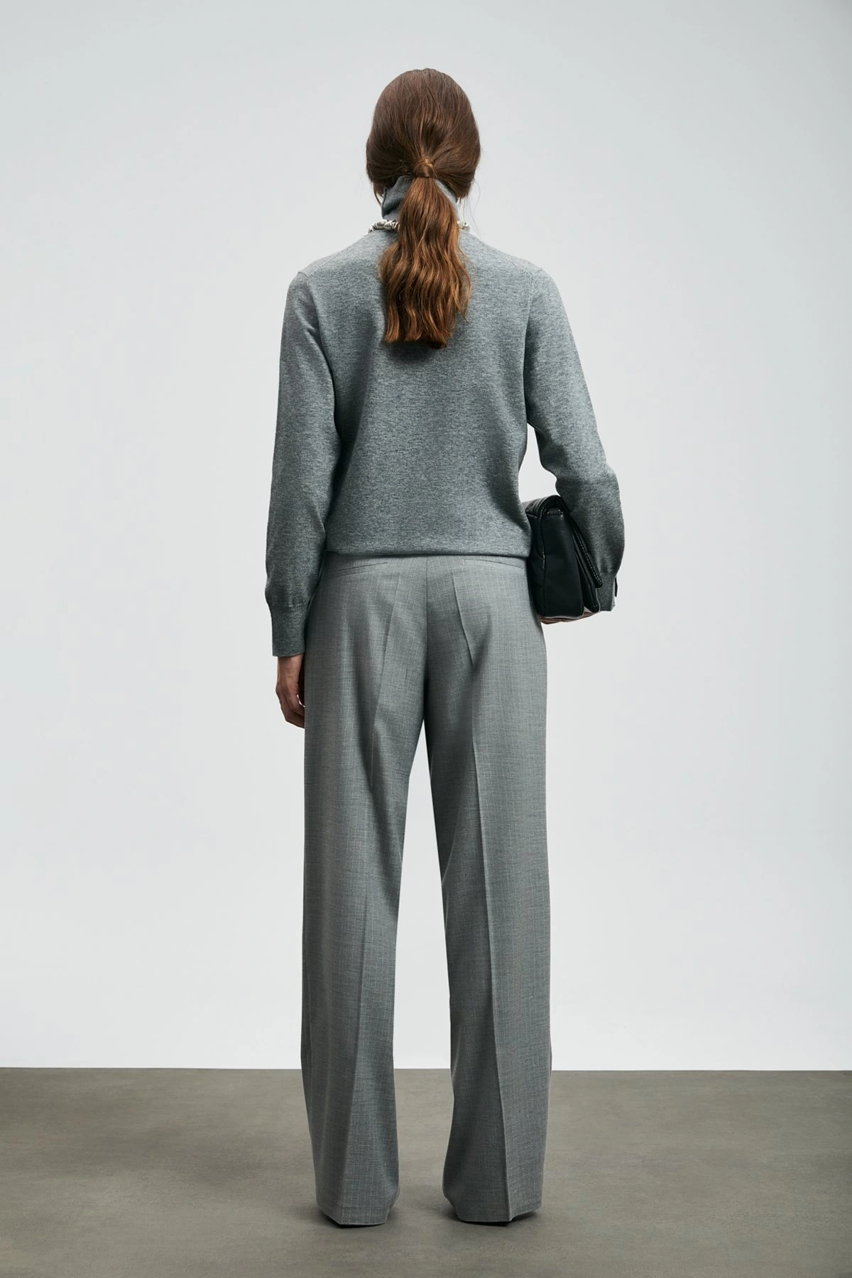 Lufian Kadın Harper Gri Kazak 122090041