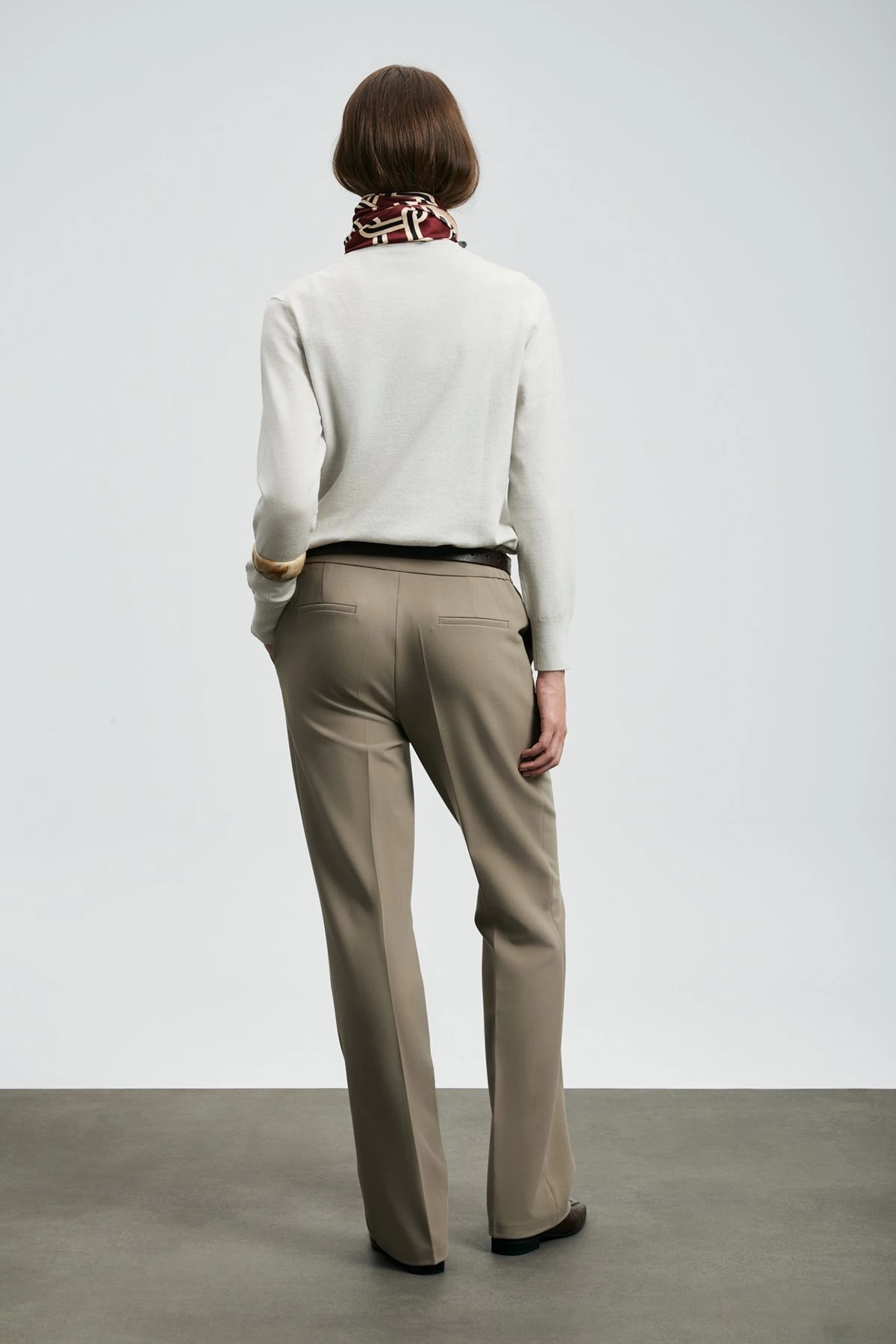 Lufian Kadın Harper Taş Renk Kazak 122090041