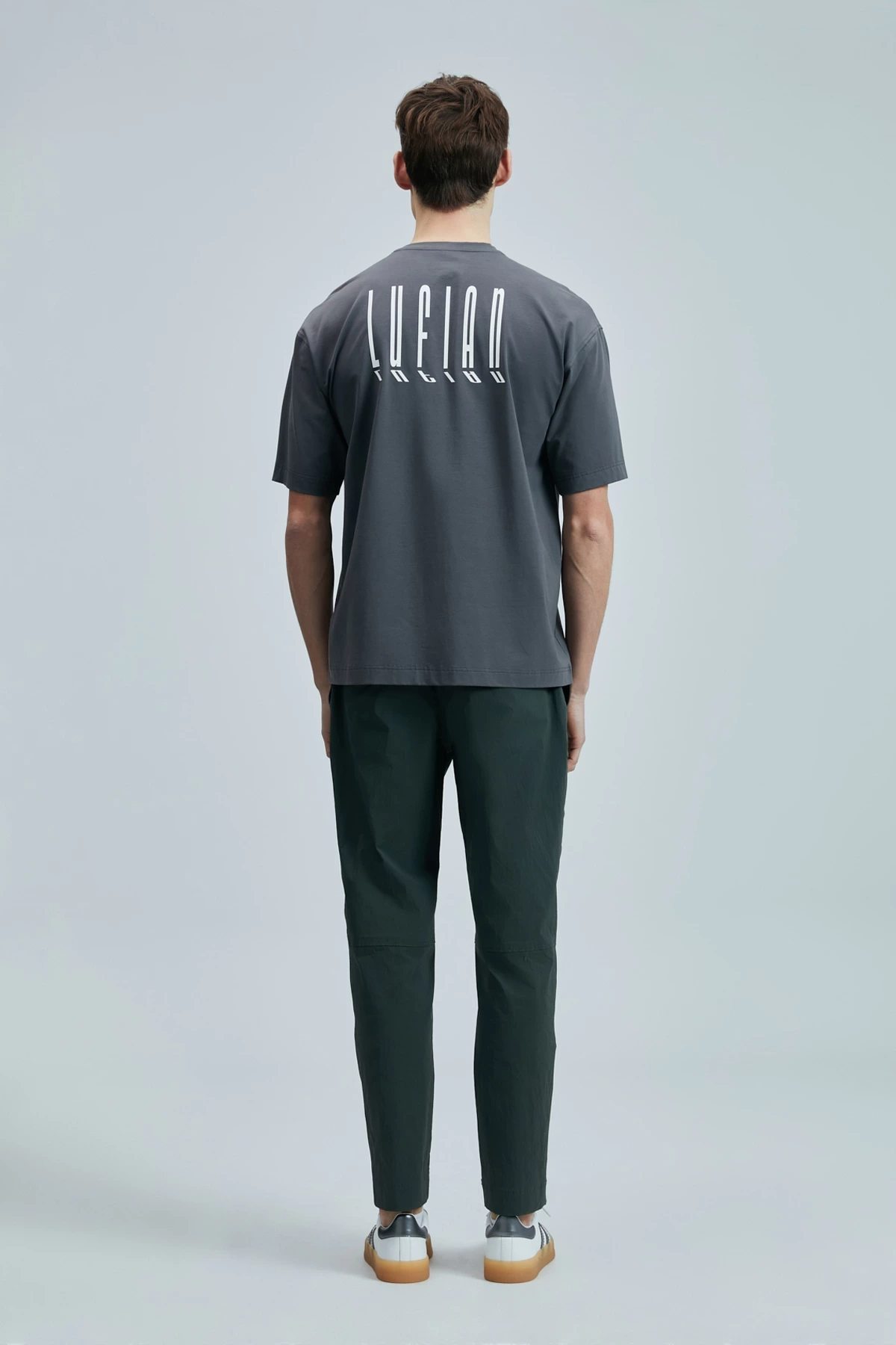 Lufian Erkek Helix Antrasit T-Shirt 111020245