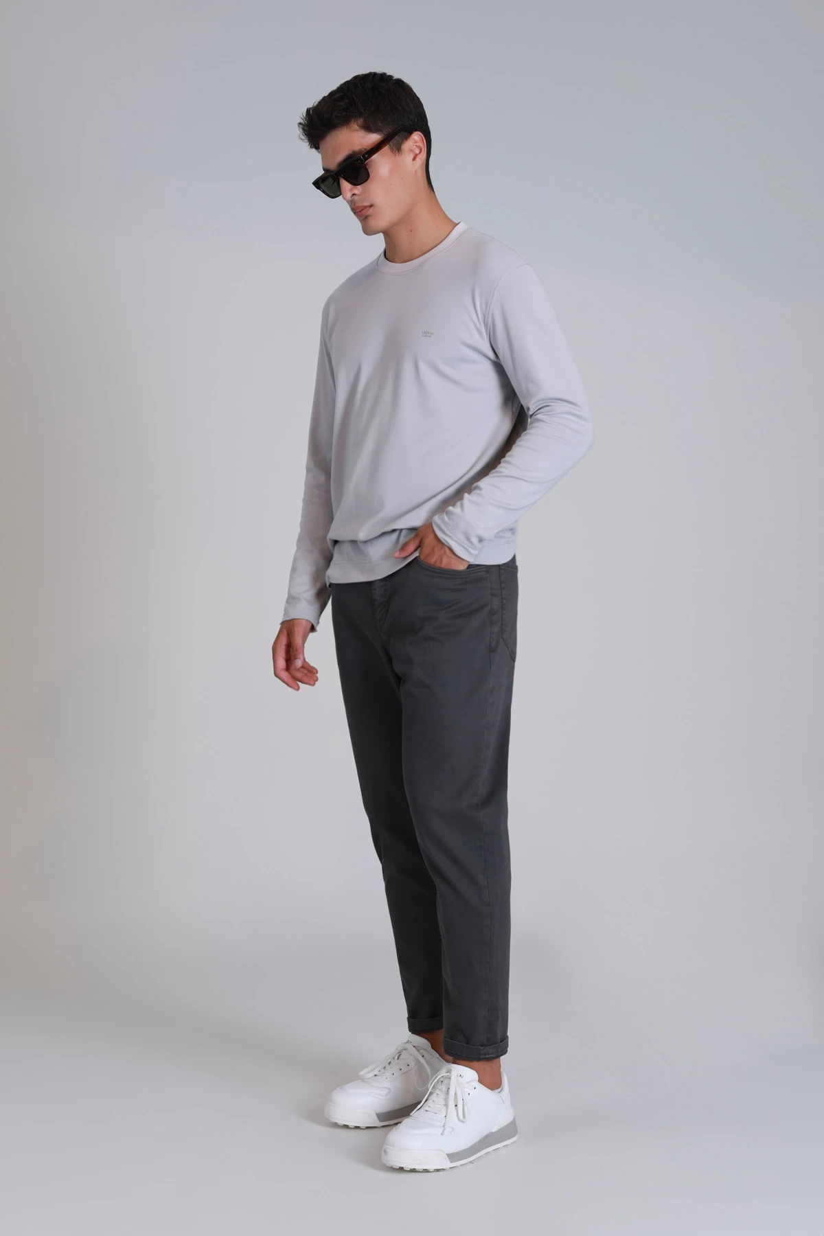 Lufian Erkek Helt Gri Pantolon 111190347