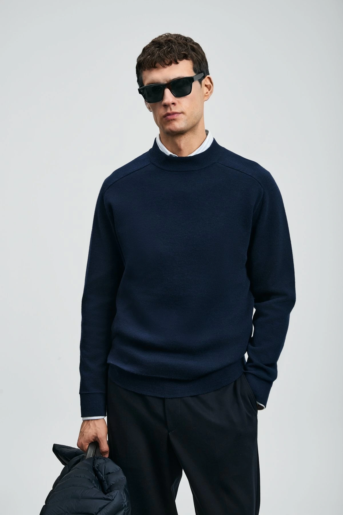 Lufian Erkek Herman Lacivert Kazak 112090159