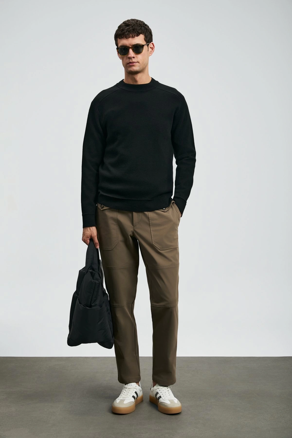 Lufian Herman Erkek Siyah Kazak 112090159