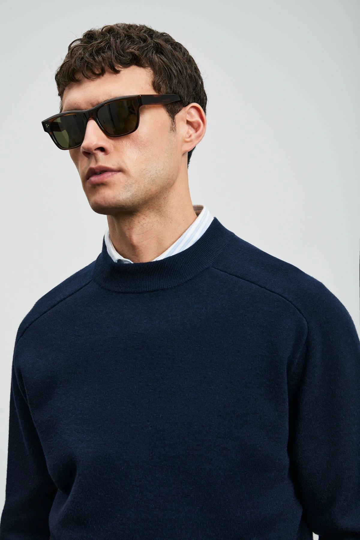 Lufian Erkek Herman Lacivert Kazak 112090159