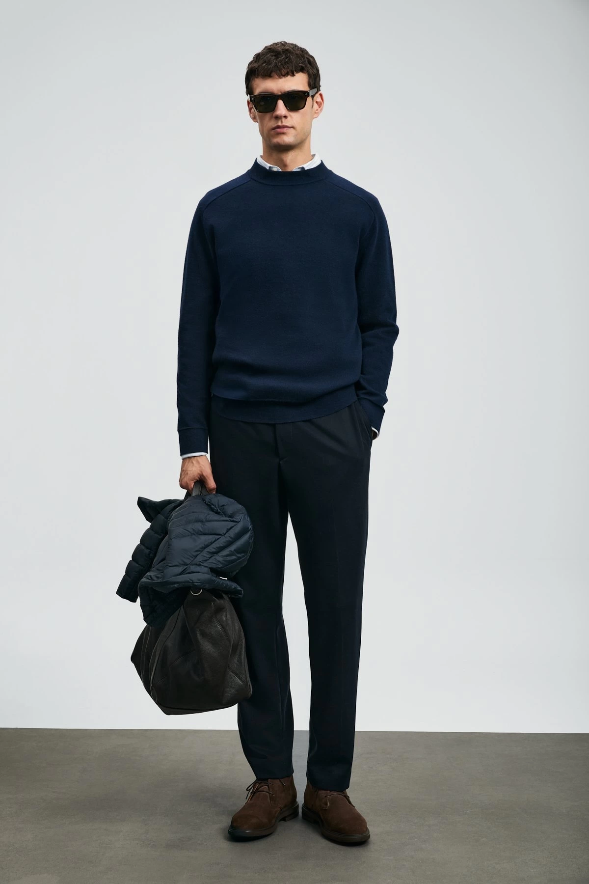 Lufian Erkek Herman Lacivert Kazak 112090159