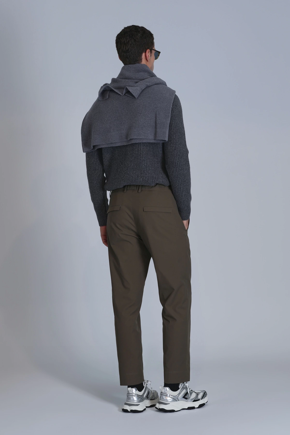 Lufian Erkek Hidden Chino Slim Fit Yeşil Pantolon 112190326