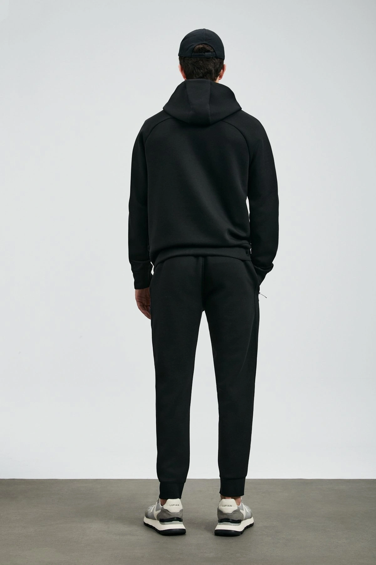 Lufian İce Erkek Siyah Eşofman Üstü 112050079