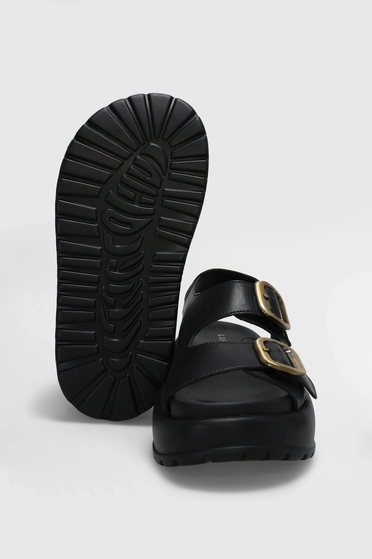 Lufian Isla Kadın Siyah Sandalet 121230045