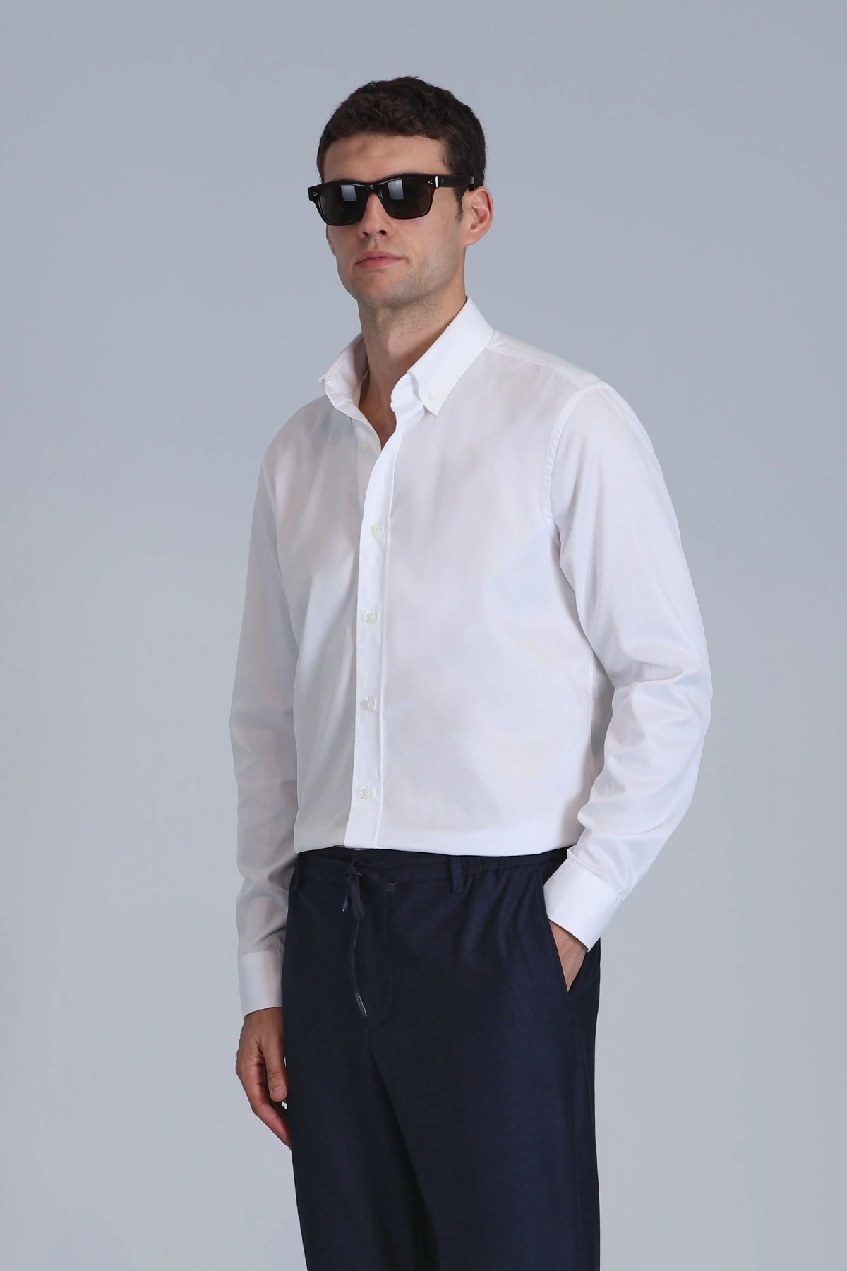 Lufian Erkek Jakob Beyaz Gömlek 112010642