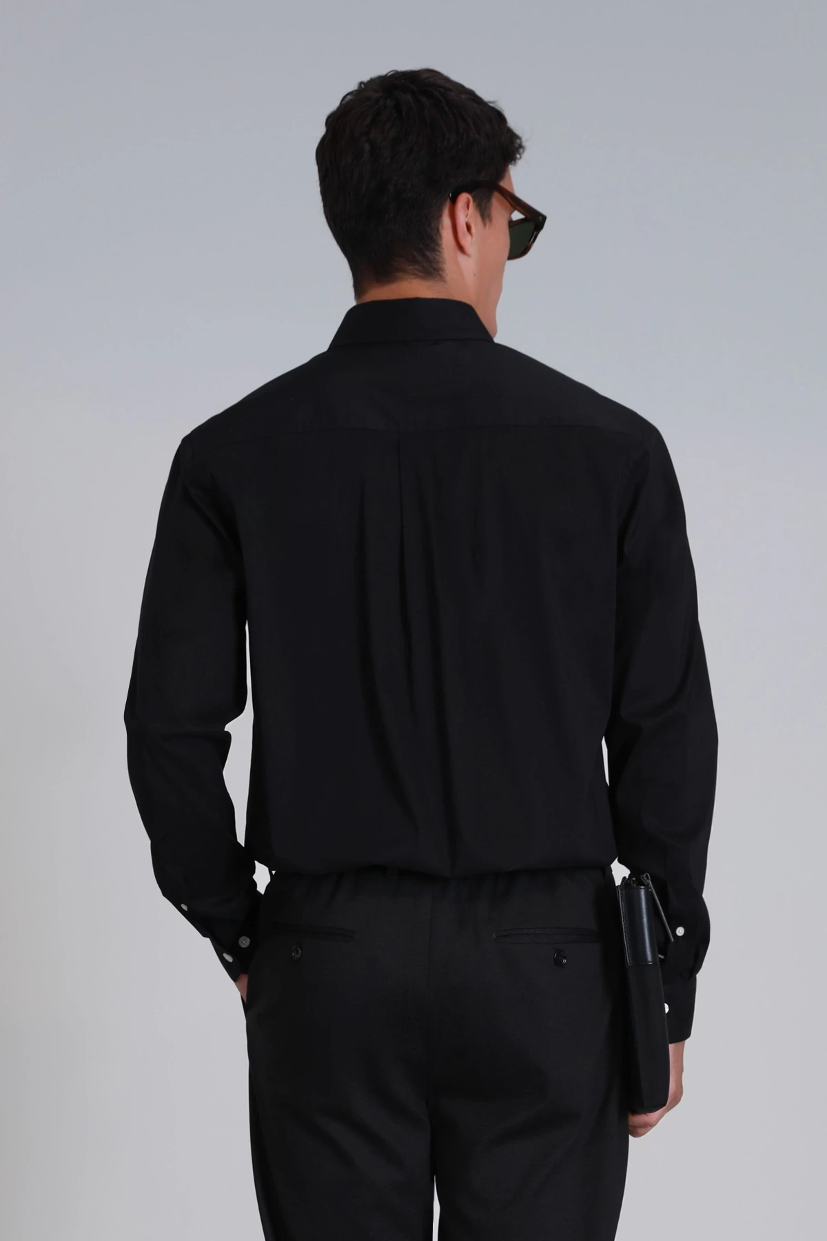 Lufian Erkek Jakob Gömlek Siyah 112010642