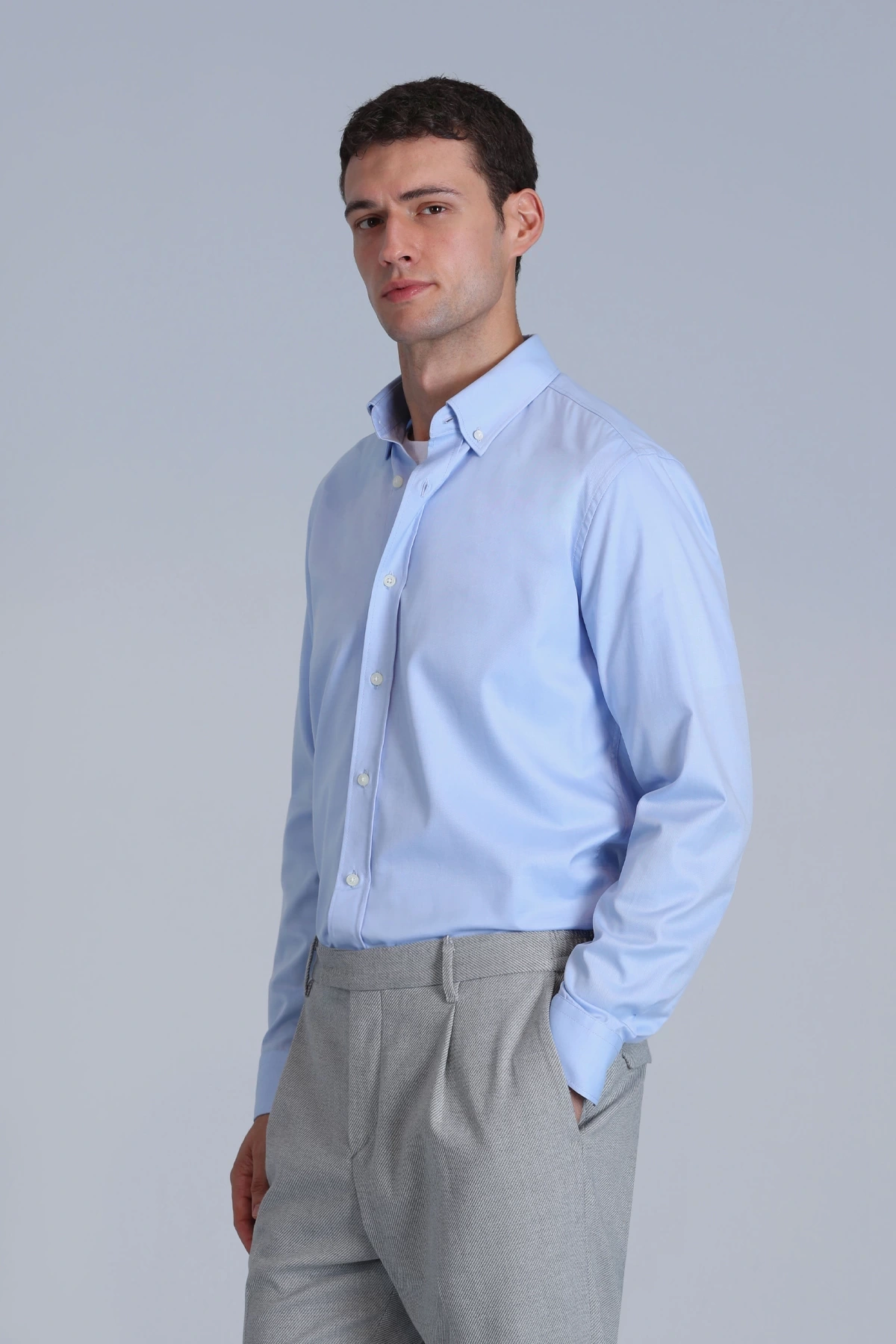 Lufian Erkek Jakob Mavi Gömlek 112010642