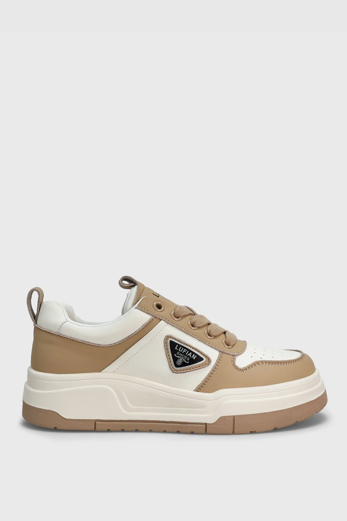 Lufian Jennifer Kadın Deri Bej Sneaker 122230050
