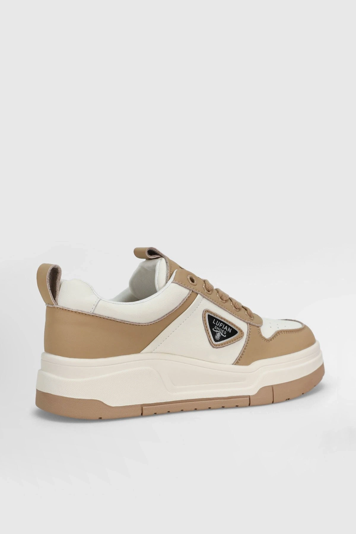 Lufian Jennifer Kadın Deri Bej Sneaker 122230050