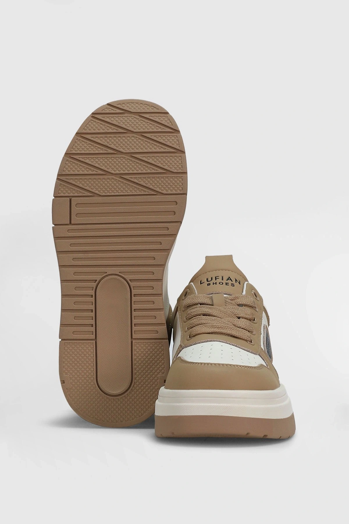 Lufian Jennifer Kadın Deri Bej Sneaker 122230050