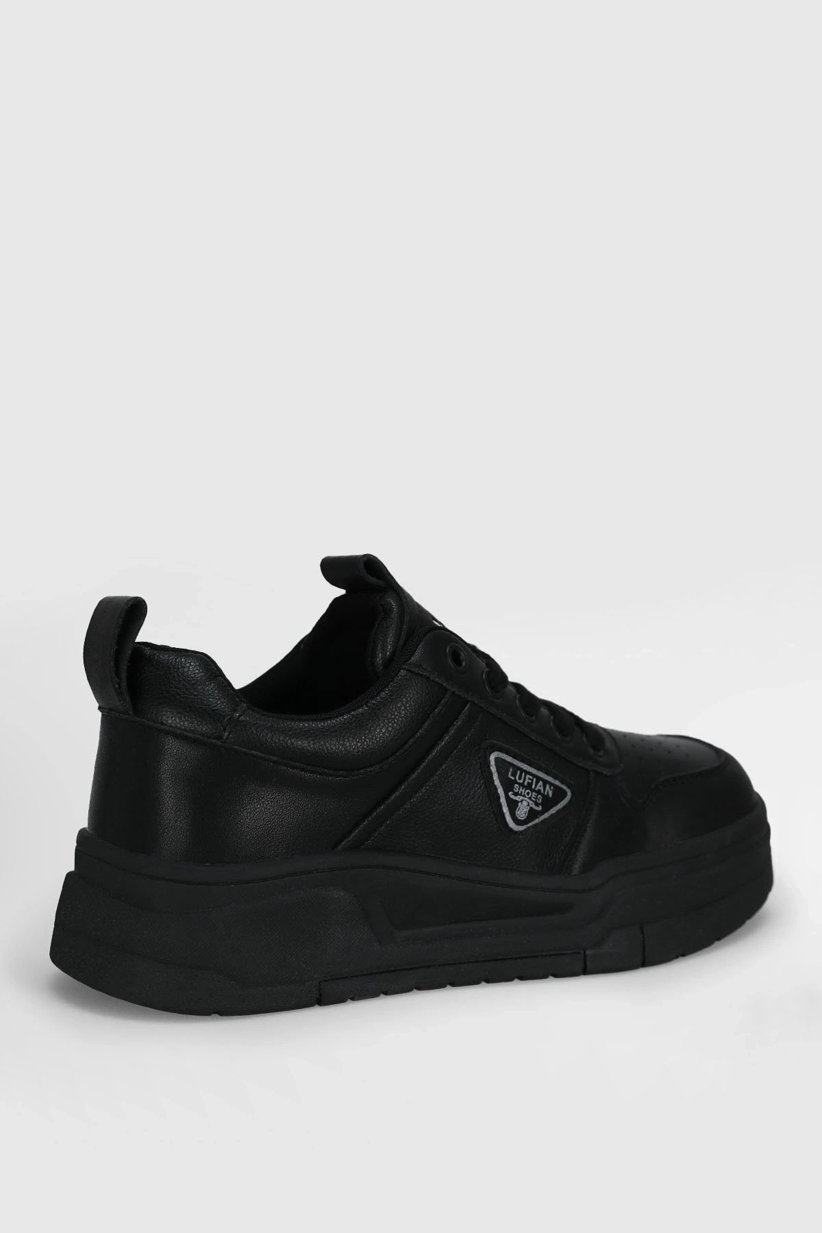 Lufian Jennifer Kadın Siyah Deri Sneaker 122230052