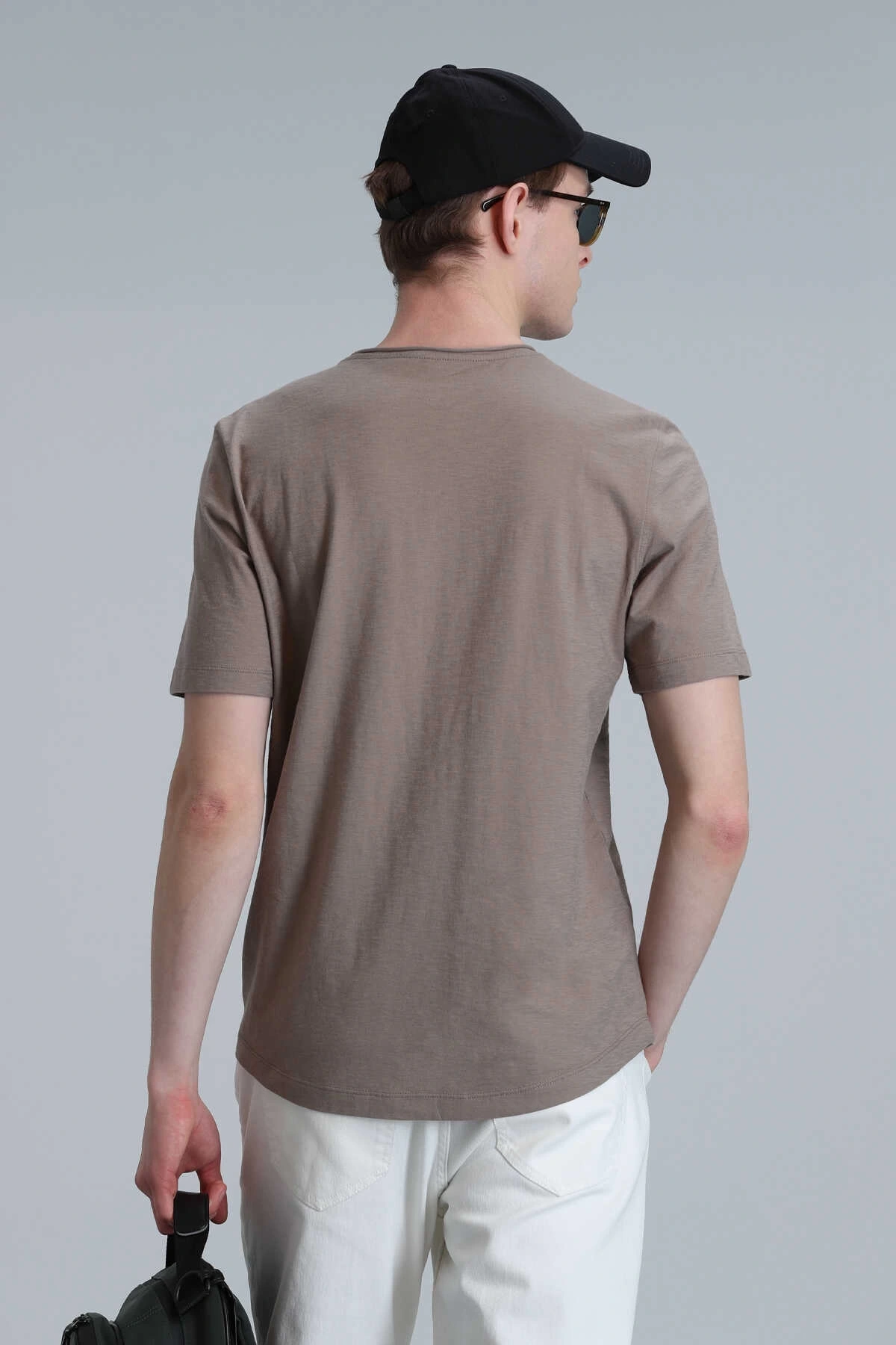 Lufian Erkek Junya Basic Camel T-Shirt 111020203