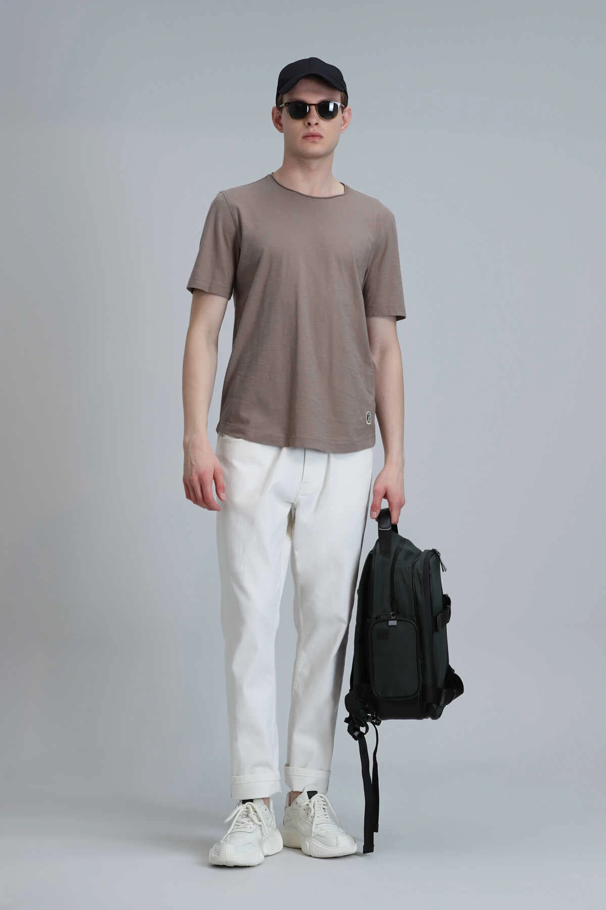 Lufian Erkek Junya Basic Camel T-Shirt 111020203