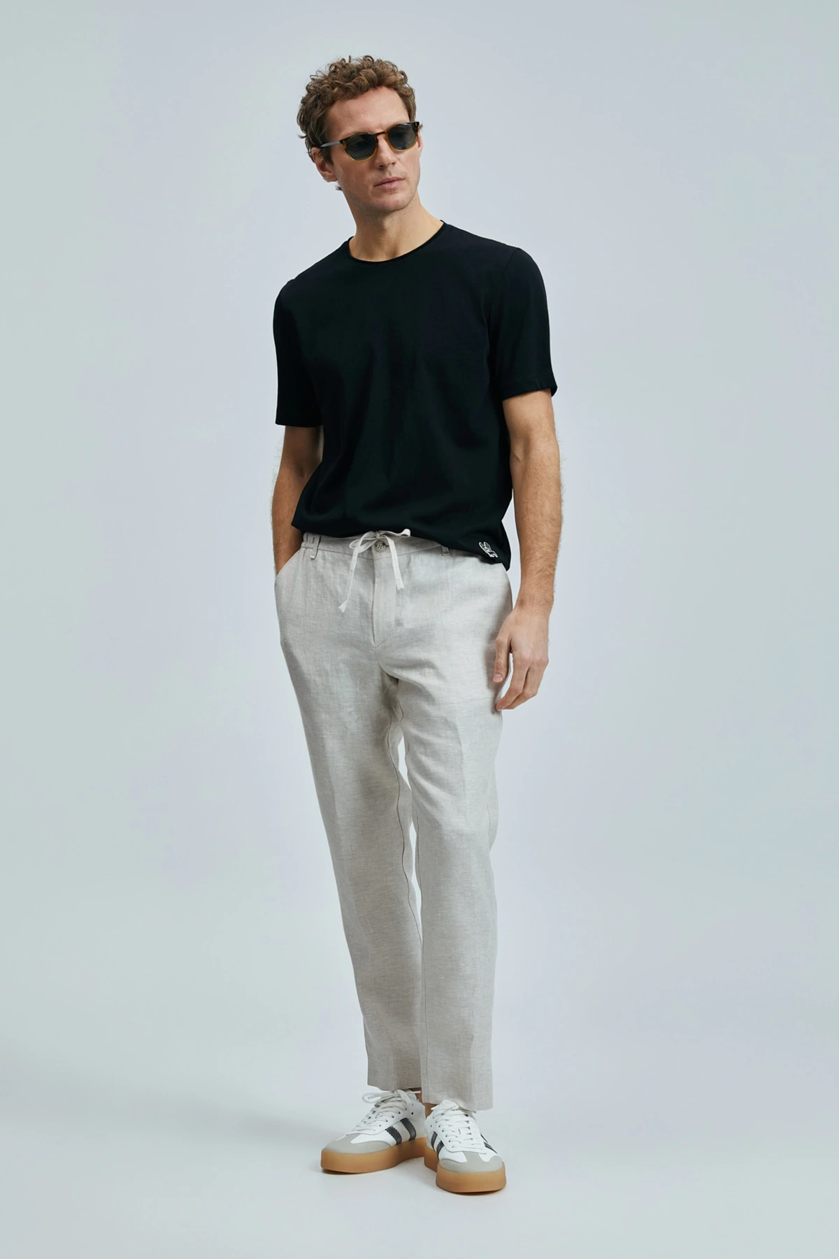 Lufian Erkek Junya Basic Siyah T-Shirt 111020259