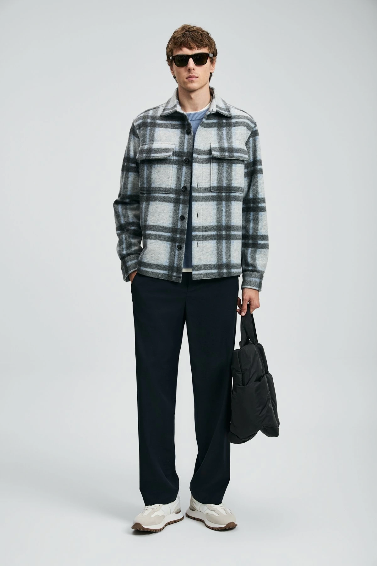 Lufian Erkek Karl Basic Regular Gri Gömlek 112010685