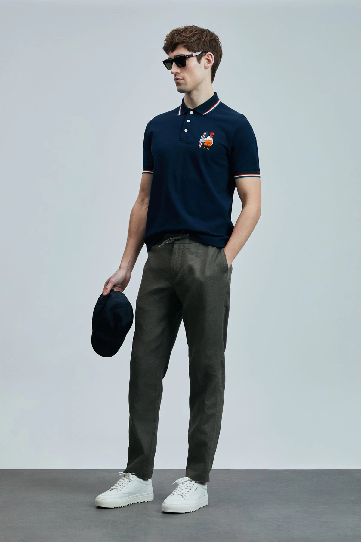 Lufian Erkek Karl Smart Chino Slim Fit Yeşil Pantolon 111190350