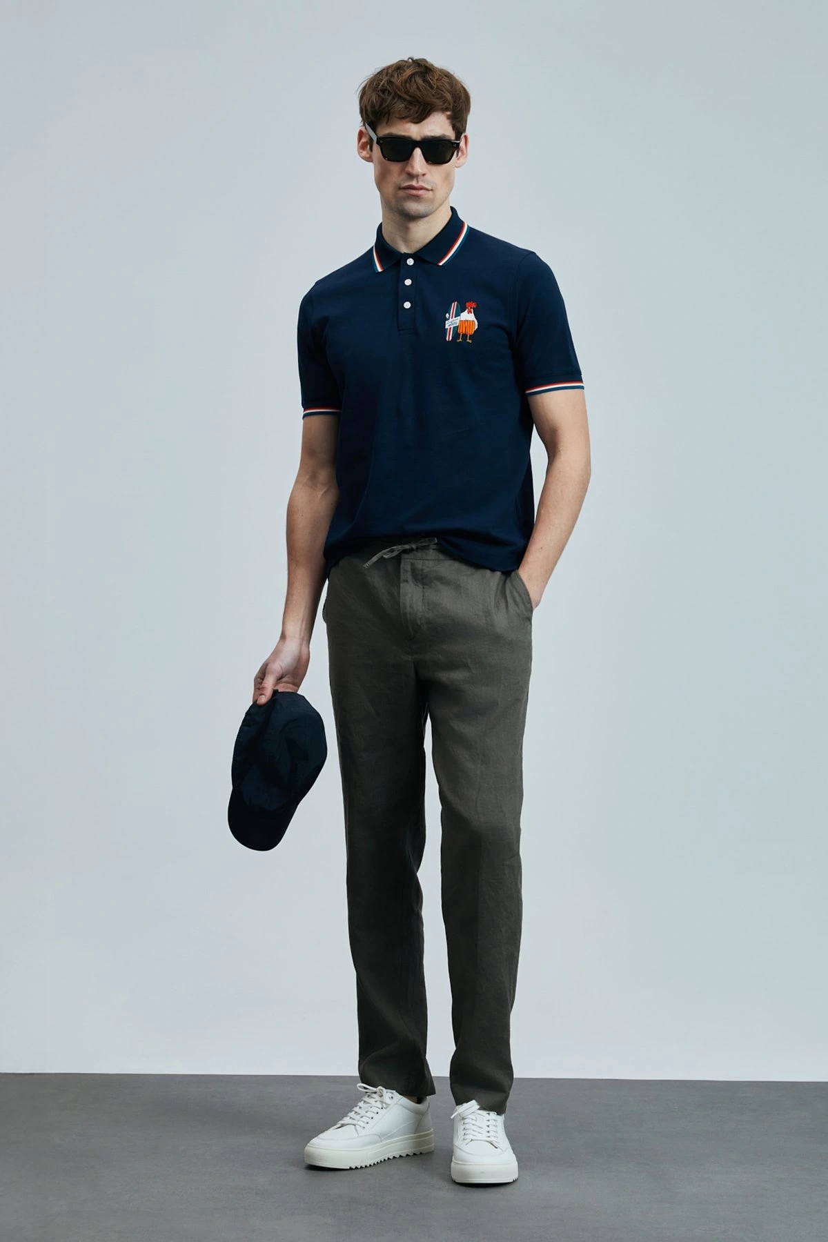 Lufian Erkek Karl Smart Chino Slim Fit Yeşil Pantolon 111190350