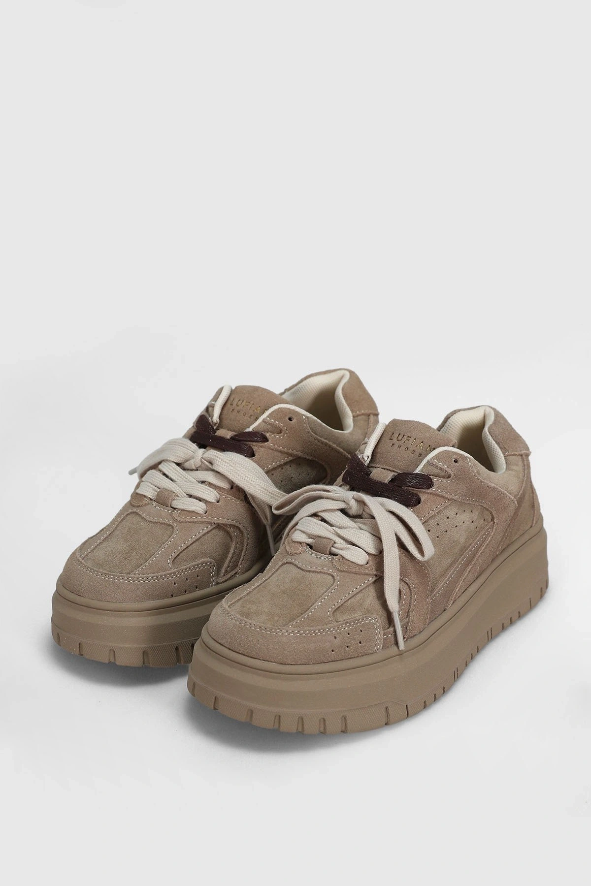Lufian Kay Kadın Bej Sneaker Ayakkabı 122230039