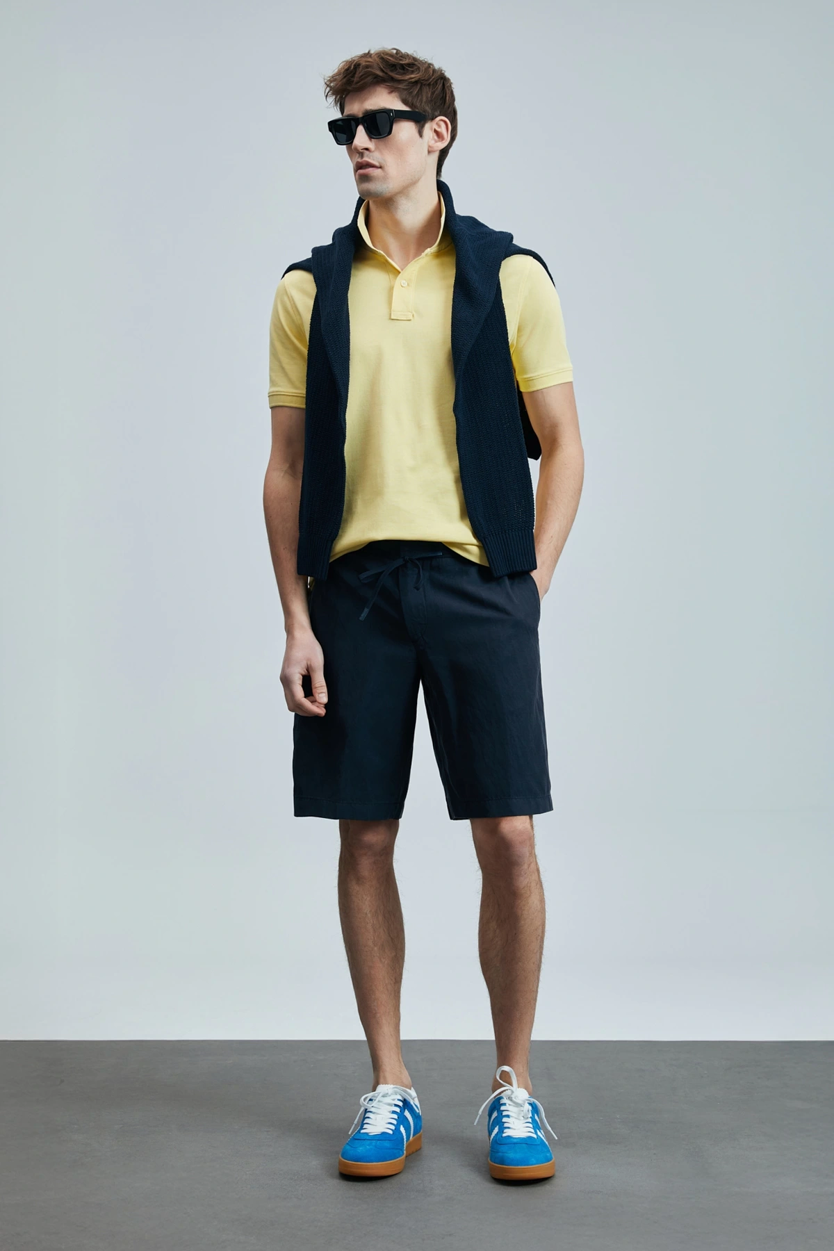 Lufian Erkek Laon Polo Yaka Sarı T-Shirt 111040206